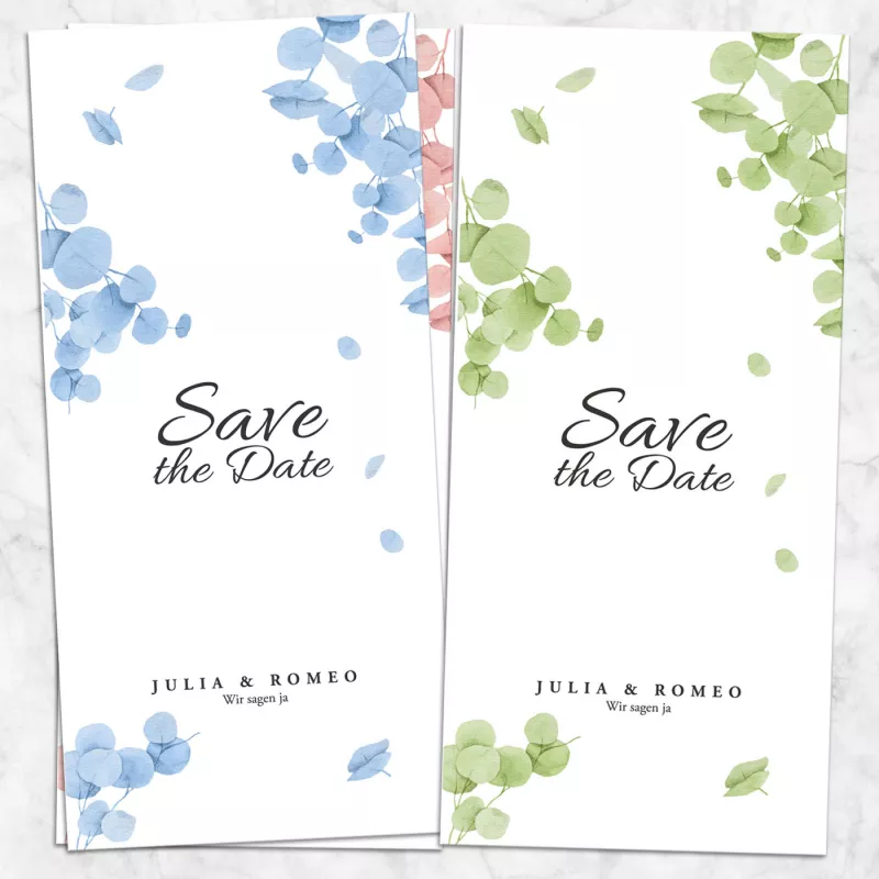 Save the Date Karte Hochzeitspapeterie