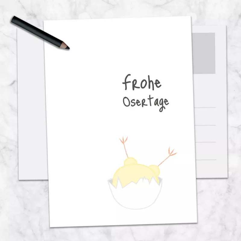 Osterkarten Ostern 6er Set