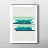 Kunstdruck Der abstrakte Baum