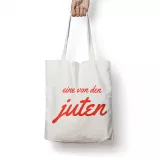 Jutebeutel eine von den juten