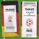 Einladungskarte Fuball Ticket