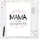 Postkarte Mama du bist unvergleichlich