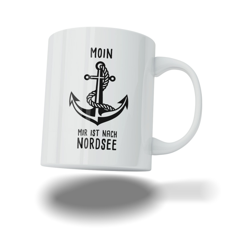 Kaffee Tasse Becher Moin Nordsee, Ostsee