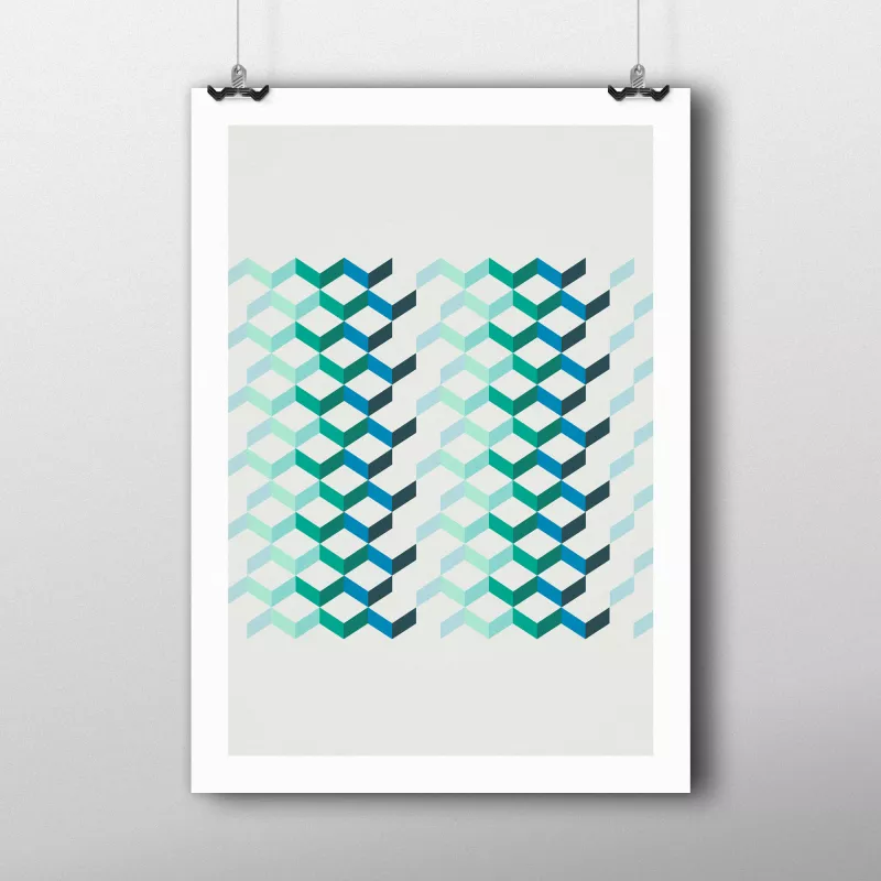 Kunstdruck Abstrakter