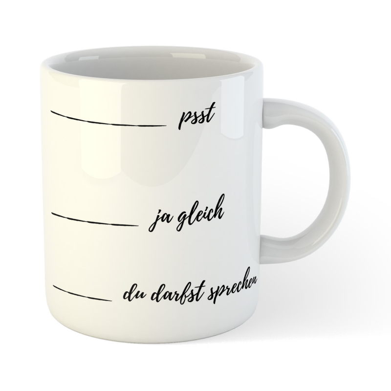 KaffeBecher TeeBecher psst