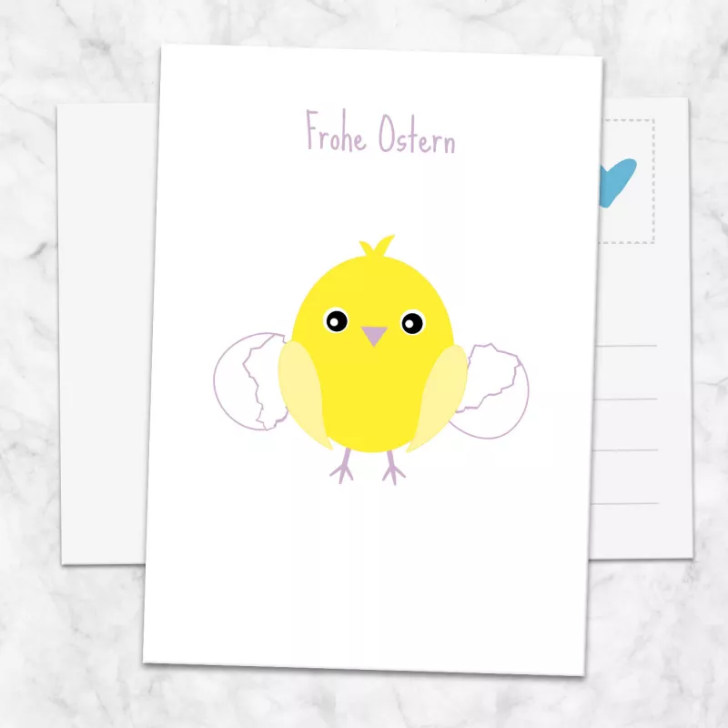 Osterkarten Ostern Vögelchen